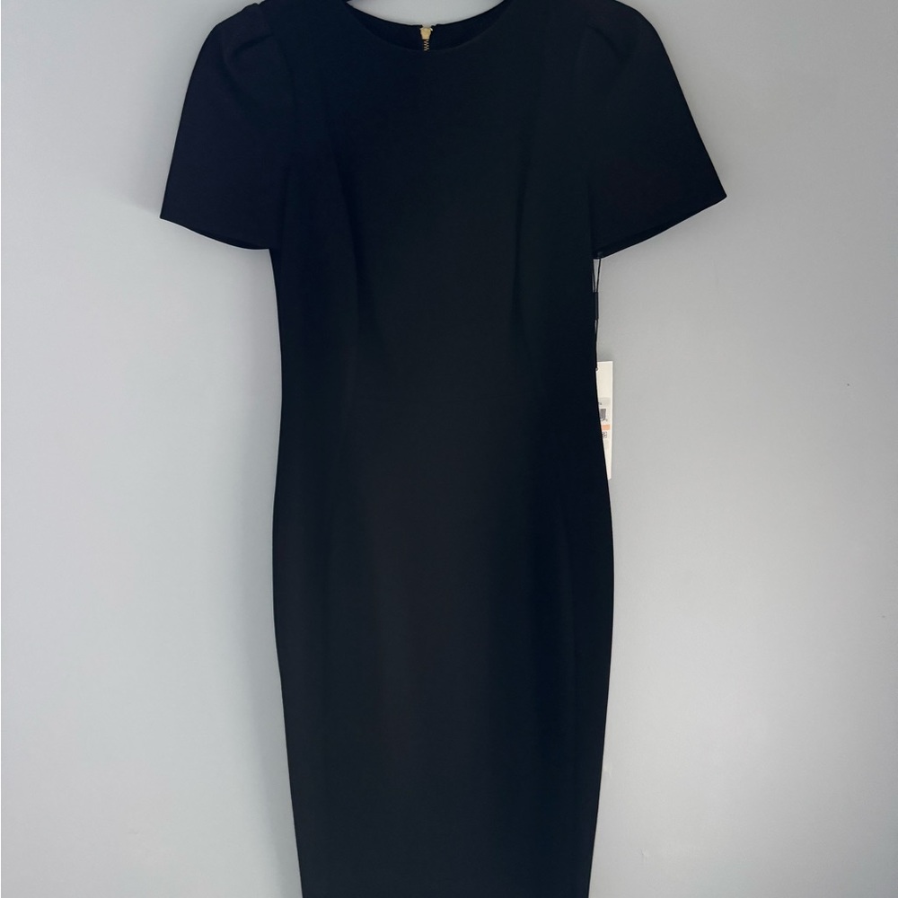 Calvin Klein Classic Black Midi Dress